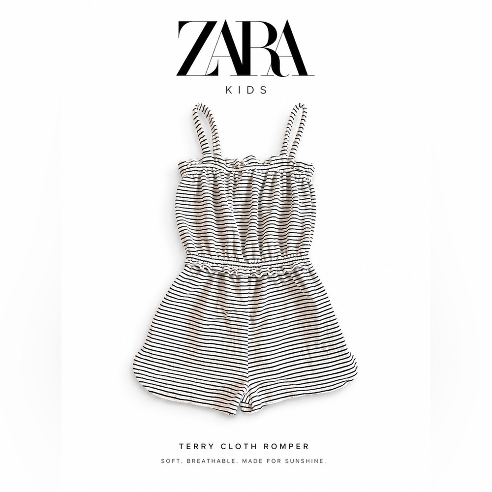 Zara Terry Cloth Romper